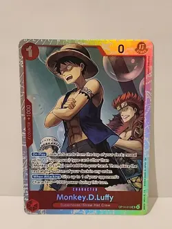 NM Monkey D Luffy OP14-013 SR Foil One Piece TCG English - Image 1