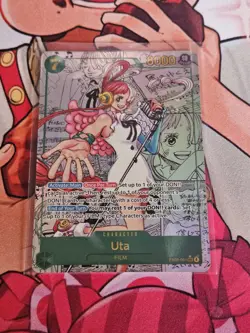 ONE PIECE ENGLISH EB03-HEROINES EDITION MANGA ALT ART #061 UTA PRE-RELEASE NM - Image 2