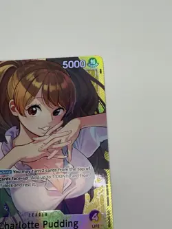 One Piece TCG Charlotte Pudding OP08-058 Alt Art Leader Two Legends English NM/M - Image 4