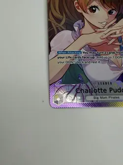 One Piece TCG Charlotte Pudding OP08-058 Alt Art Leader Two Legends English NM/M - Image 5