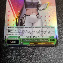 Weiss Schwarz "A Teacher's Grace" Marciana | NIK/S117-E053S SR foil NIKKE - Image 4