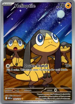 Helioptile 143/132 NM Pokemon Card TCG Mega Evolution - Image 1