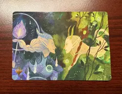 Trystan's Command (Gold Stamped) 45/54 MTG Lorwyn Eclipsed Art Series Card - Image 1