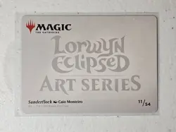 MTG Sunderflock Art Card 11/54 (Gold-Stamped Symbol) Art Series: Lorwyn Eclipsed - Image 2