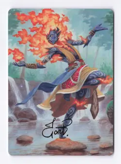 Ashling, Rekindled Art Card (Gold Stamped) 16/54 MTG Art Series: Lorwyn Eclipsed - Image 1