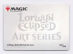 Ashling, Rekindled Art Card (Gold Stamped) 16/54 MTG Art Series: Lorwyn Eclipsed - Image 2