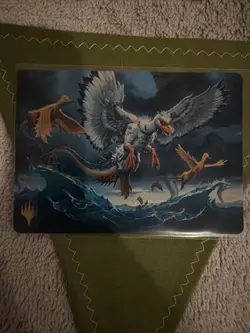 Sunderflock Art Card Gold-Stamped Planeswalker Symbol Art Series Lorwyn Eclipsed - Image 1