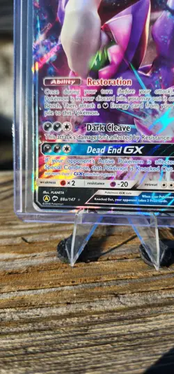 Pokemon Darkrai GX Full Art Ultra Rare Holo Foil Card 88/147 Burning Shadows - Image 2