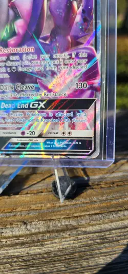 Pokemon Darkrai GX Full Art Ultra Rare Holo Foil Card 88/147 Burning Shadows - Image 3