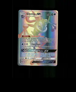 Fan-Art READ DESCRIPTION BELOW HOLO Greninja Card Greninja Pokemon Card p3 - Image 1