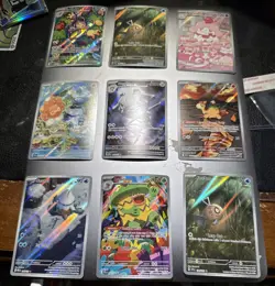 NM Pokemon Lot Collection Of (x9) Cards All Different Illustration Rare - Image 1