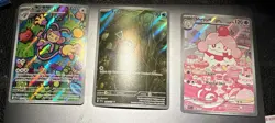 NM Pokemon Lot Collection Of (x9) Cards All Different Illustration Rare - Image 2