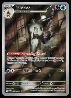 Froslass 174/167 Holo Illustration Rare Twilight Masquerade Pokemon Card - Image 1