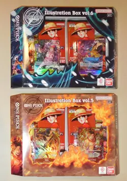 One Piece Card Game Illustration Box Vol. 5 & 6 - New Sealed - Image 1