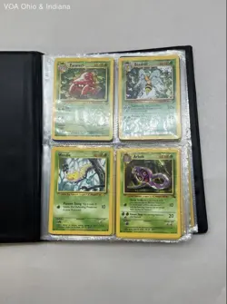Pokemon Card Album Lot WOTC Era Base Jungle Fossil See Photos - Image 2