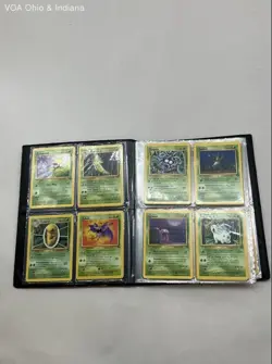 Pokemon Card Album Lot WOTC Era Base Jungle Fossil See Photos - Image 3