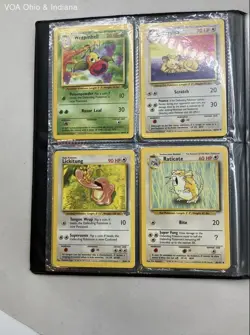 Pokemon Card Album Lot WOTC Era Base Jungle Fossil See Photos - Image 4