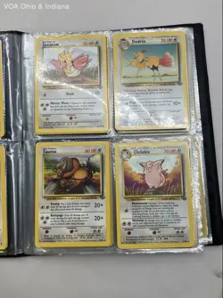 Pokemon Card Album Lot WOTC Era Base Jungle Fossil See Photos - Image 5