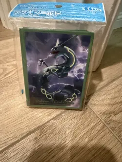 Pokemon Center Japan Paradigm Trigger Flying Rayquaza Card Sleeves 64 Count - Image 1