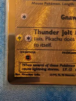 Pokemon TCG Celebrations Pikachu Gold Metal Card 58/102 25th Anniversary - Image 4