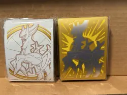 65 Ct Arceus Brilliant Stars Card Sleeves 2 Pack Pokemon Center ETB Exclusive - Image 1