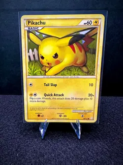 Pikachu 78/123 HeartGold & SoulSilver Common Pokemon TCG Card LP - Image 1