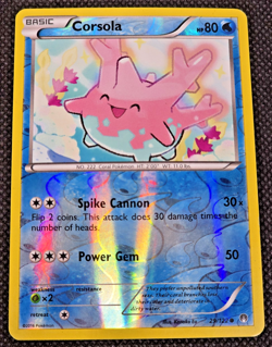 Corsola 29/122 - Reverse Holo - XY - BREAKpoint Pokemon Card LP/MP -- L33 - Image 1