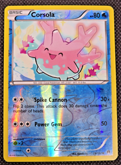 Corsola 29/122 - Reverse Holo - XY - BREAKpoint Pokemon Card LP/MP -- L33 - Image 2