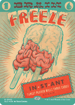 1 x Brain Freeze - Foil - Secret Lair - NM-Mint - MTG - Image 1