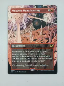 Magic The Gathering Weapons Manufacturing Borderless EOE 311 NM MTG - Image 1