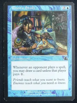 Rhystic Study played - PCY - Mtg Card #21N - Image 1