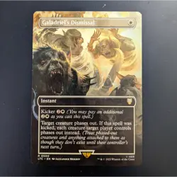 Galadriel's Dismissal Borderless NM, Tales of Middle Earth Commander (LTC) #500 - Image 1