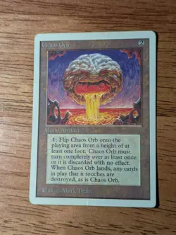 MTG - Unlimited Chaos Orb MP Reserved List - Clean Art, Macros - Image 1