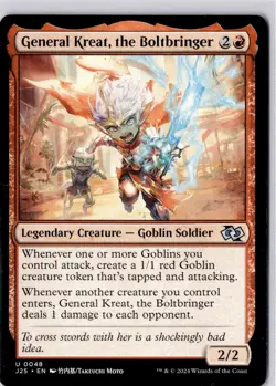 General Kreat, the Boltbringer (Anime) Foundations Jumpstart Regular NM U 0048 - Image 1