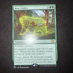 Commander: Kamigawa: Neon Dynasty #113 Bear Umbra - Image 1