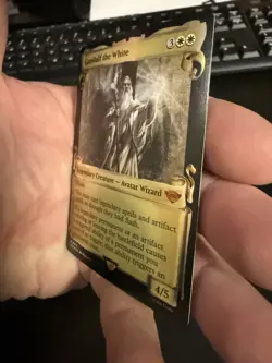 Gandalf the White (Showcase Scrolls Foil) Lord of the Rings MTG 470 NM - Image 3