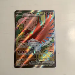 Pokemon Ethan's Ho-Oh ex 209/182 Destined Rivals Ultra Rare Full Art Holo - Image 1