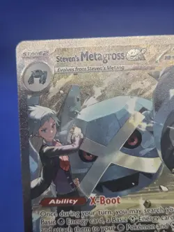 Pokemon Ascended Heroes Steven’s Metagross ex 289/217 Special Illustration Rare - Image 3