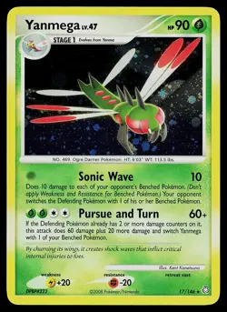 Pokemon Card - Yanmega Legends Awakened 17/146 Holo Rare - Image 1
