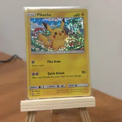 Pokemon Pikachu TCG #4/12 McDonald's Confetti Holo Promo 2018 - Image 1