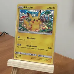 Pokemon Pikachu TCG #4/12 McDonald's Confetti Holo Promo 2018 - Image 3