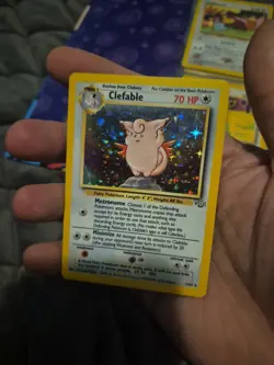 Jungle Unlimited Clefable CGC 7 Holo (9168) 1/64 Pokemon - Image 1