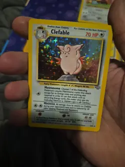 Jungle Unlimited Clefable CGC 7 Holo (9168) 1/64 Pokemon - Image 3