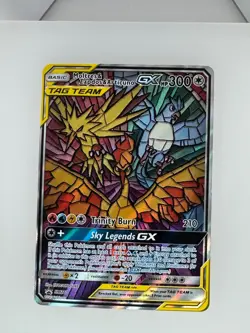 2017 Pokemon SM Black Star Promos Moltres & Zapdos & Articuno GX SM210 Excellent - Image 1