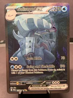 Pokemon TCG Golisopod EX 246/182 Paradox Rift Special Illustration Rare Holo NM - Image 1