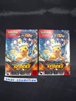 Pokemon TCG: Surging Sparks Build & Battle Box (lot of 2) - Image 1