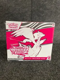 Pokemon TCG Scarlet & Violet White Flare Elite Trainer Box, Sealed Box is Worn - Image 1