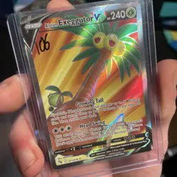 Alolan Exeggutor V (Full Art) 071/078 Pokemon GO Holo NM - Image 1