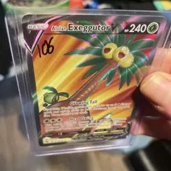 Alolan Exeggutor V (Full Art) 071/078 Pokemon GO Holo NM - Image 3