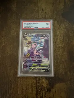 Pokemon Mew V Alternate Full Art Ultra Rare Holo Fusion Strike 251/264 PSA 2021 - Image 1